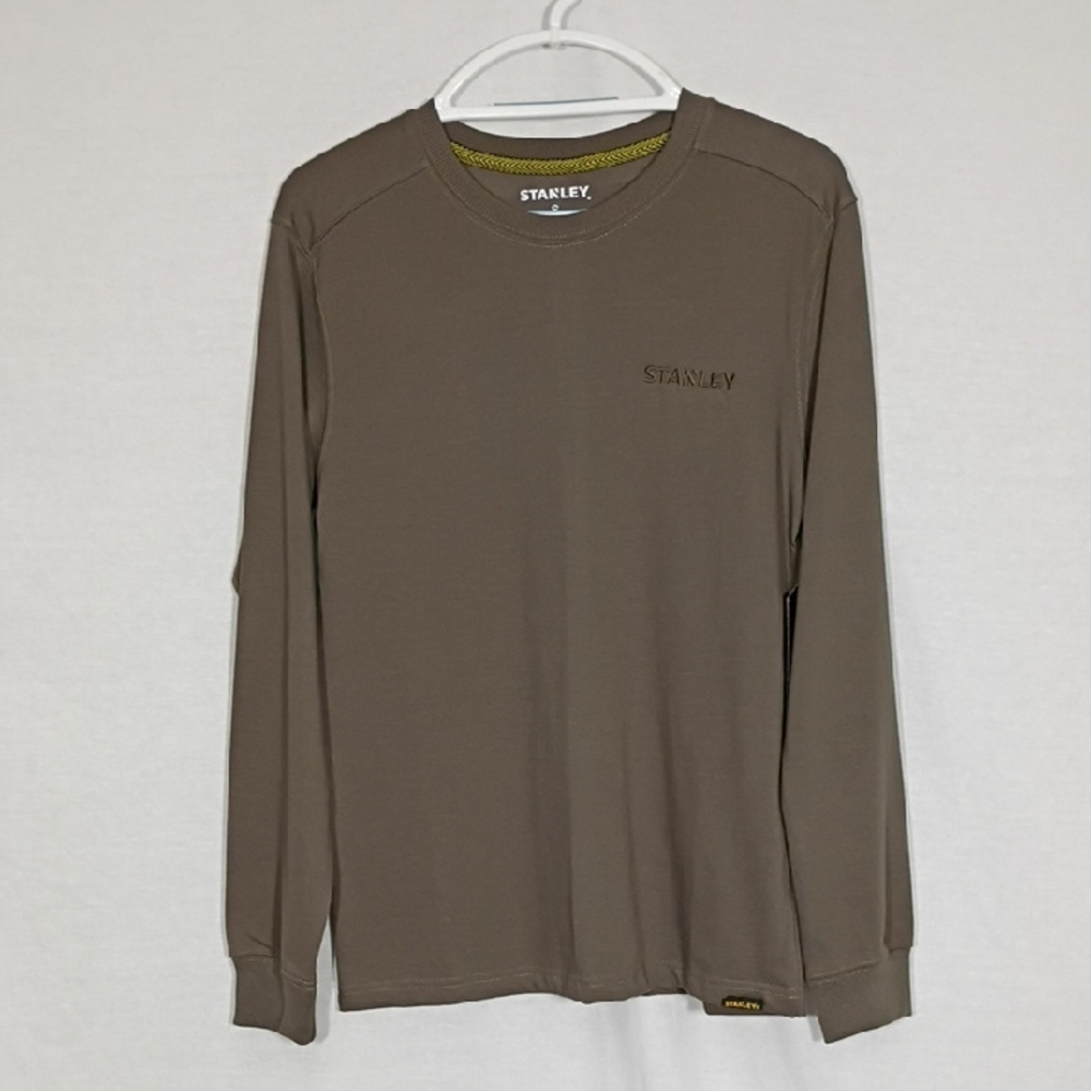 NWT Stanley Mushroom Long Sleeve HW Crew Shirt Mens Size Small Work